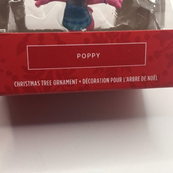 2020 Hallmark Trolls World Tour Poppy Christmas Tree Ornament Holiday Decoration - Picture 3 of 9